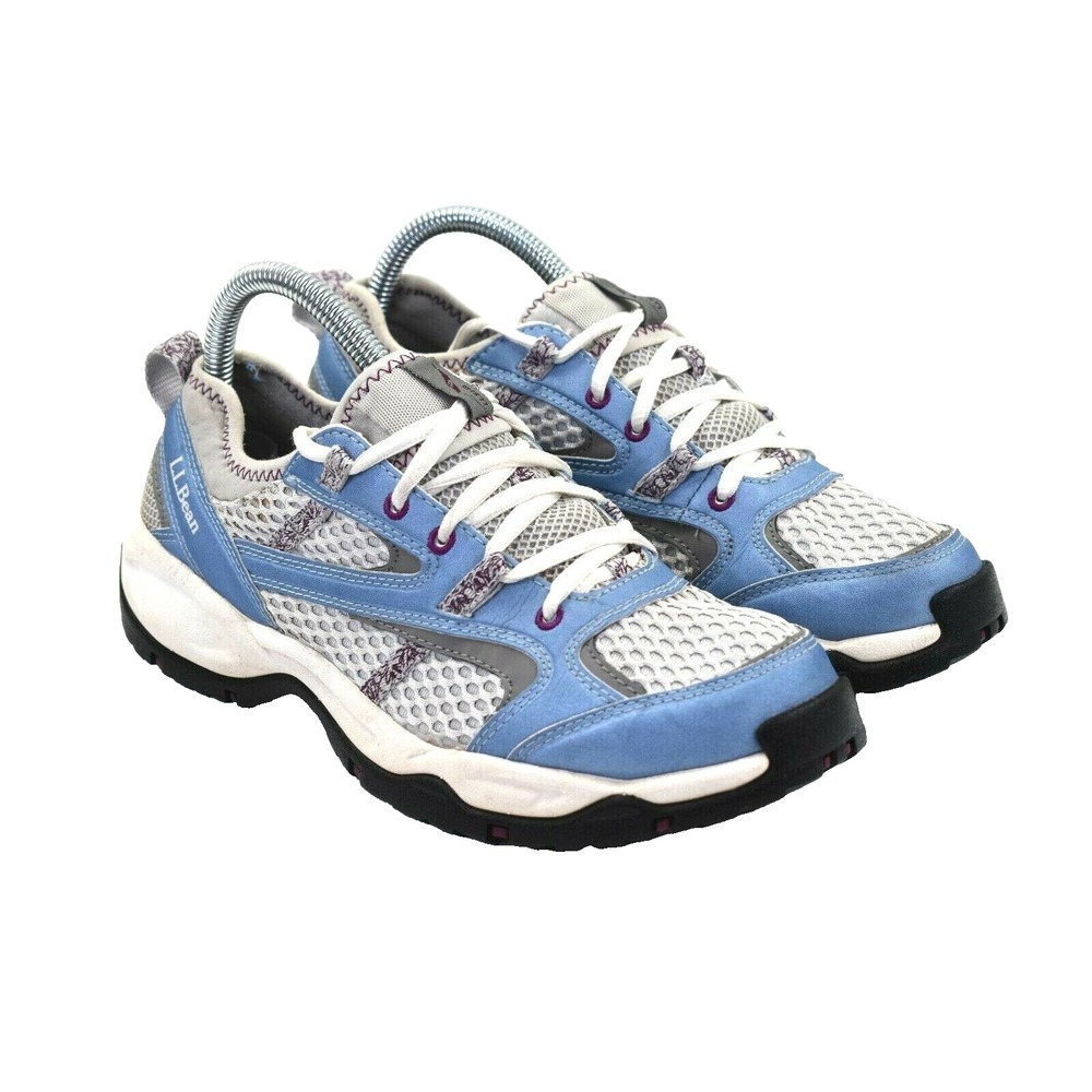 L.L. Bean Women's Blue Sport Trail‎ Walking Hiking Shoes 287148 Sz 8.5 M